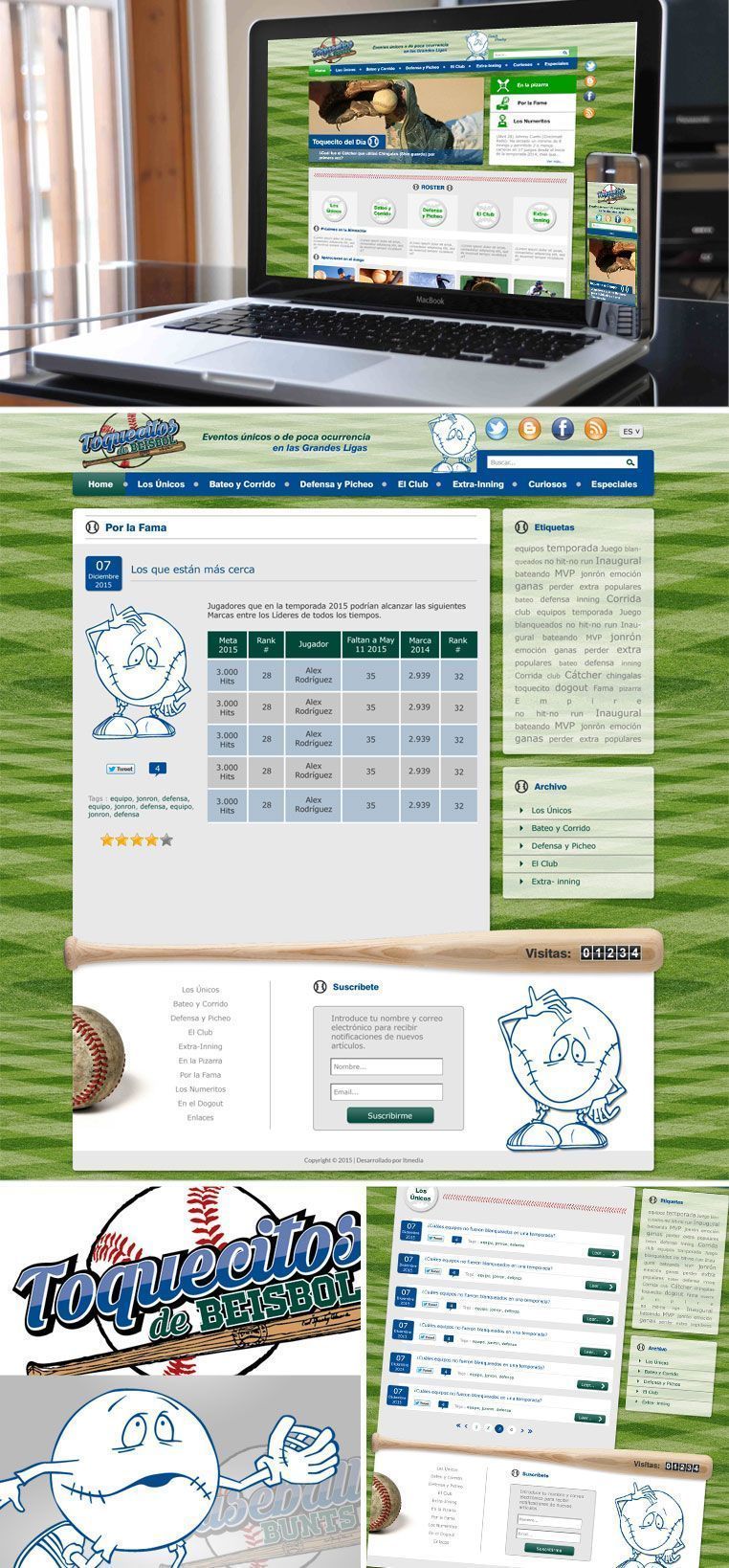 Toquecitos De Beisbol